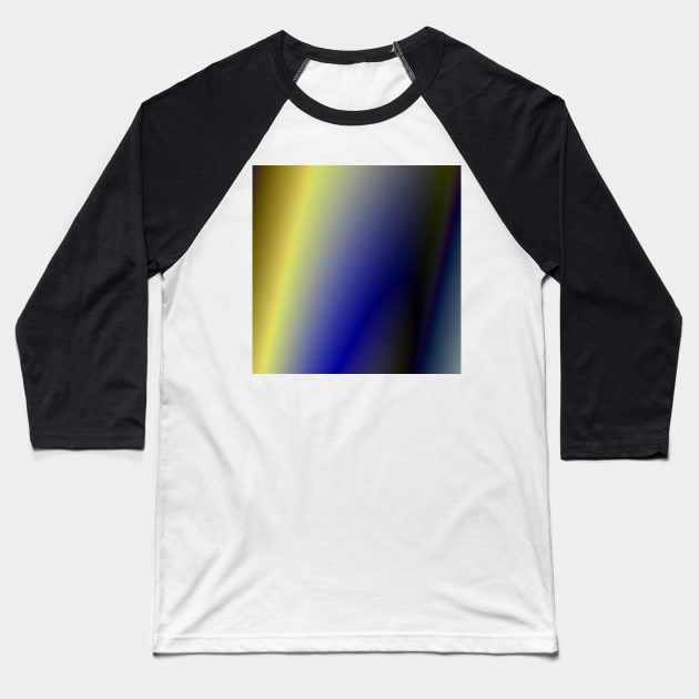 blue yellow texture Baseball T-Shirt by creatilory